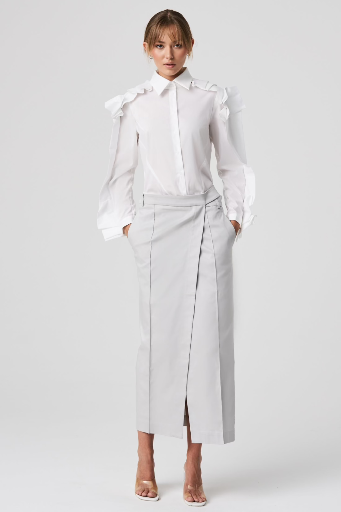 ﻿balossa RADA SHIRT WHITE