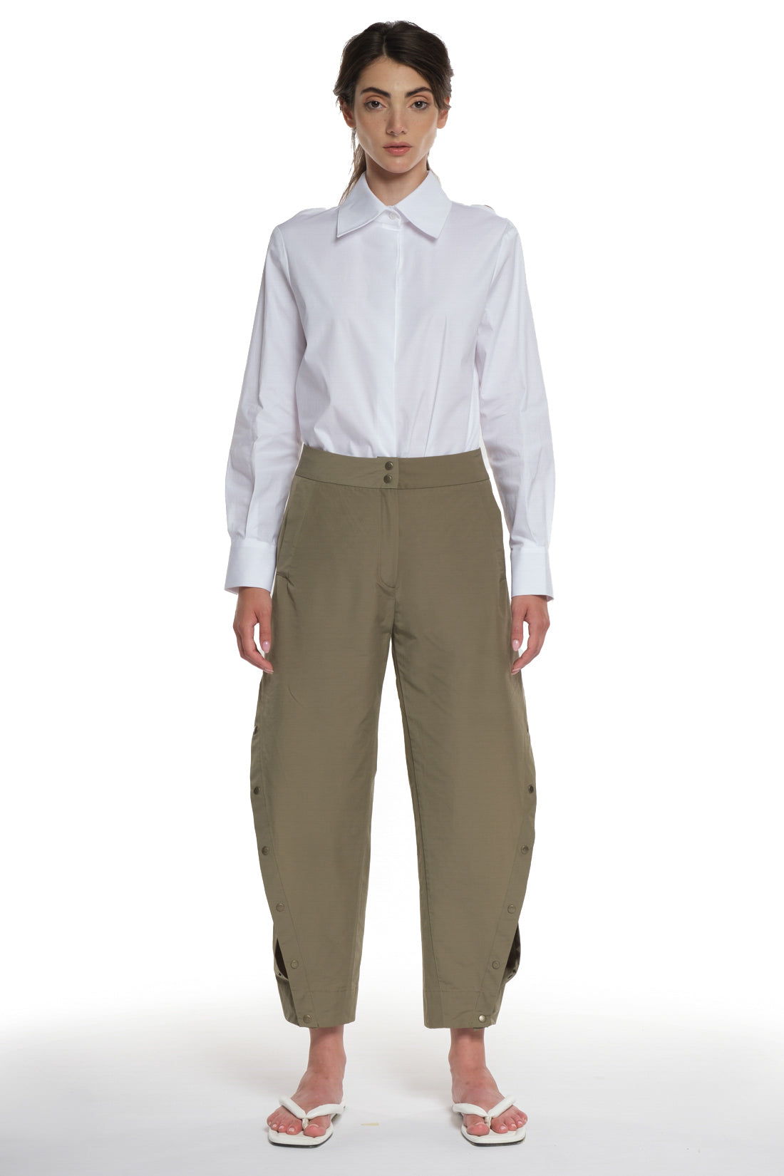 Women's District Cropped Everyday Trousers | Stone | Rohan